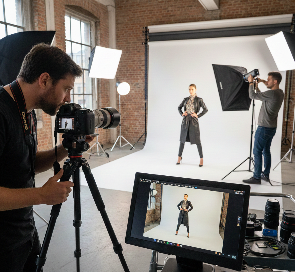 Professioneel fotografie proces